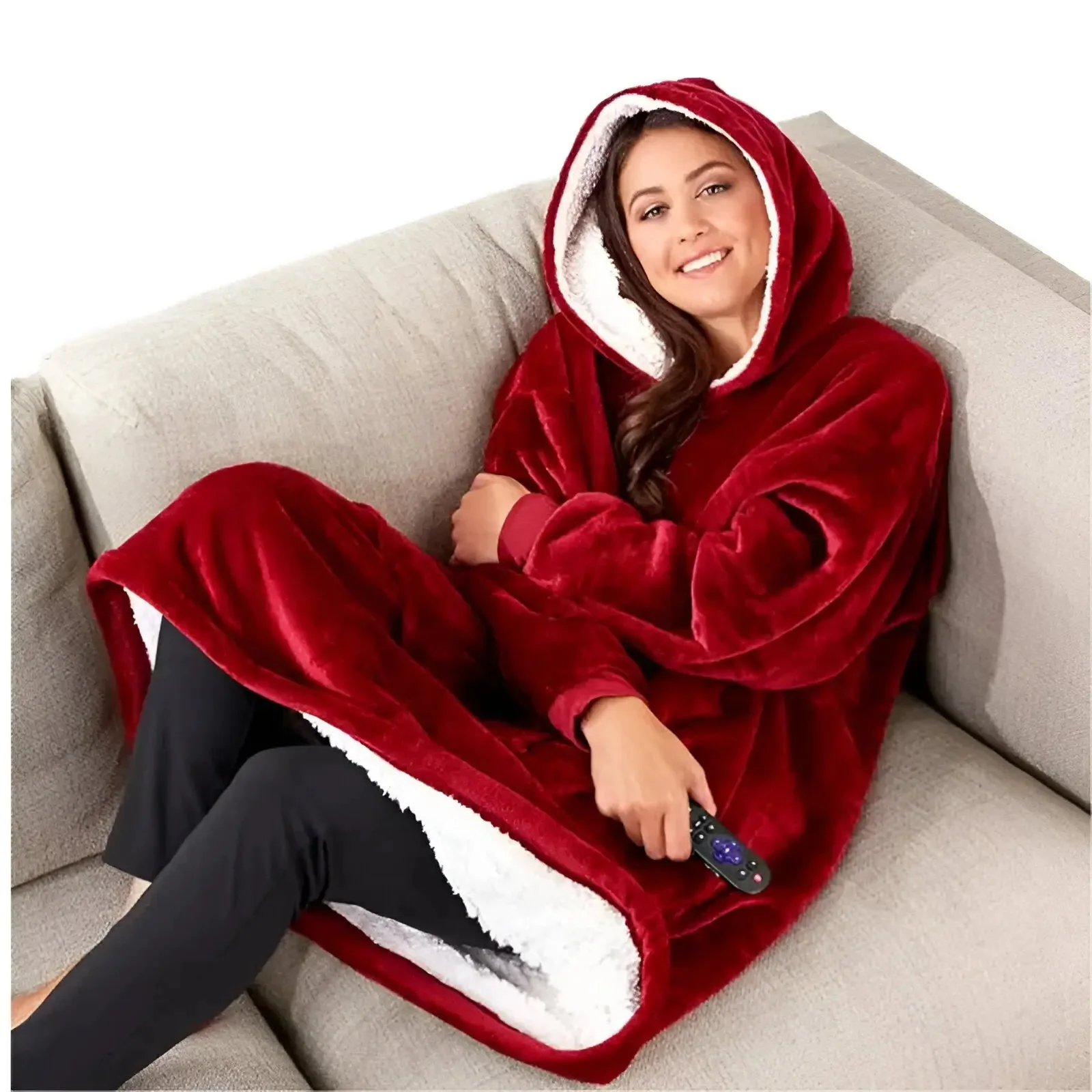 Cozy Warm Blanket Hoodie - Image 6